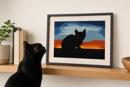 Cat Sunset