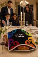 Challah Cover Motif Shabbat