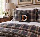 Letter D Camel Tartan