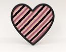 Heart Striped Purple