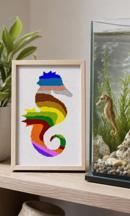 Seahorse Palette Silhouette