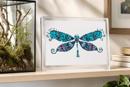 Dragonfly In Teal