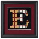Letter E Camel Tartan