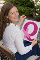 Letter Q Hope Ribbon