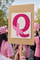 Letter Q Hope Ribbon