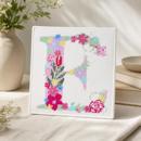 The Letter E Flowering Pastel