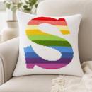 Letter S Pastel Stripes