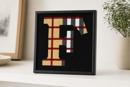 Letter F Camel Tartan