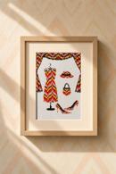 Bargello Orange Ensemble