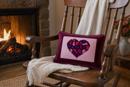 Heart Stained Glass Pinks