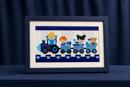Kids Heart Train Blue