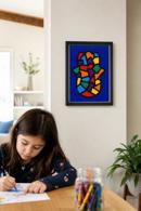 Hamsa Stained Glass