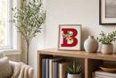 Letter B Floral Motif