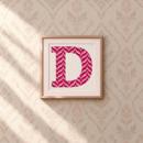 Letter D Bargello Fruit Punch