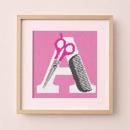 Letter A Hairdresser