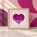 Heart Ombre Stained Glass