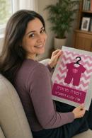 Baby Girl Birth Announcement Hebrew