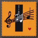 Letter I Music Notes