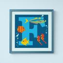 Letter F Under The Sea