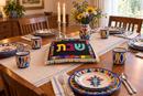 Challah Cover Geometric Glass