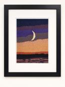Moon At Sunset