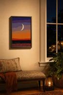 Moon At Sunset