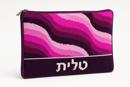 Tallit Waves Magenta