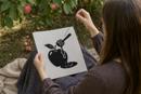 Apple In Honey Silhouette