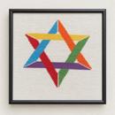 Jewish Star Color Strokes