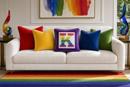 Letter K Pastel Stripes