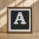 Letter A Chevron Large