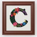Letter C Primary Floral