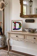 Letter D Primary Floral