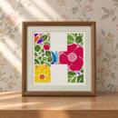 Letter H Flower Shape