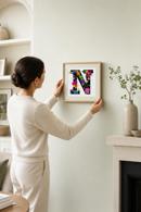Letter N Primary Floral