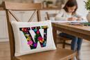 Letter W Primary Floral