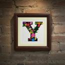 Letter Y Primary Floral