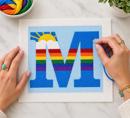 Letter M Rainbow