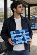Tallit Plaid Blue