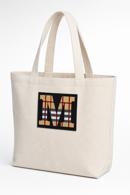 Letter M Camel Tartan