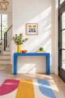Letter M Pastel Stripes