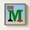 Letter M Basketball