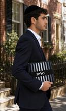 Tallit Ombre Colorbars Greys