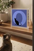 Letter O Black Cat