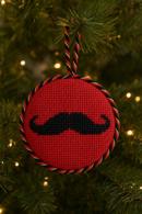 Guitar Mustache Ornament Combo