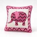 Pink Bargello Elephant