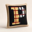 Letter P Camel Tartan