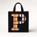 Letter P Camel Tartan
