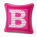 Letter B Pink Chevron