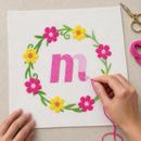 Letter M Wreath